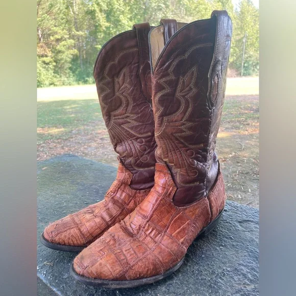 Corral Men's Cayman Crocodile Cowboy Boots